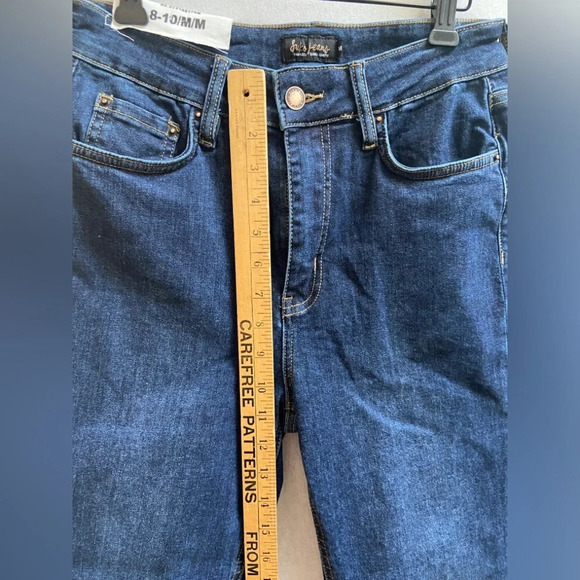 NWT Suko jeans Limitless Stretch Denim High Waist Straight Leg Denim Jean Sz M - Picture 10 of 12